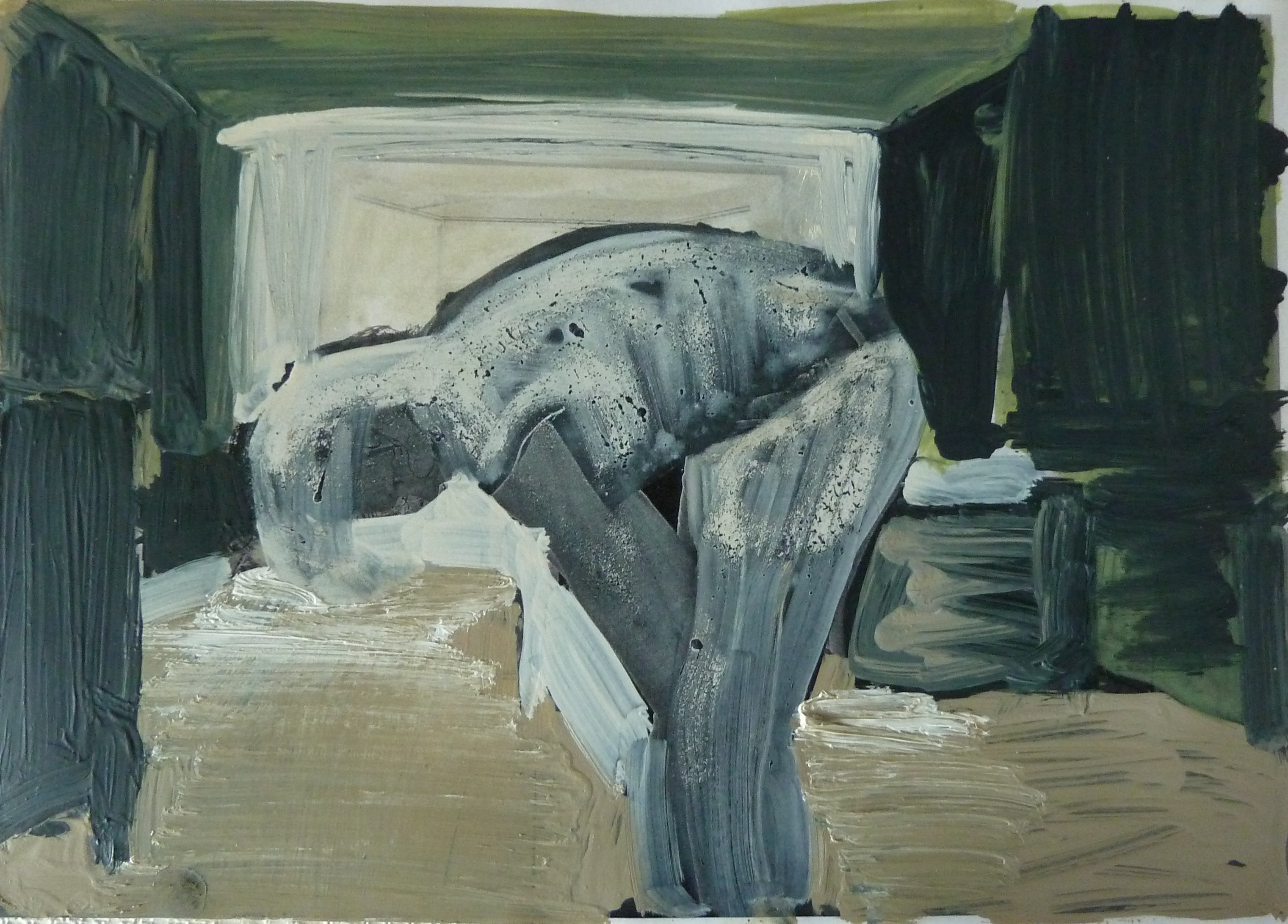 zelfportret met raam