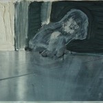 zelfportret met hand