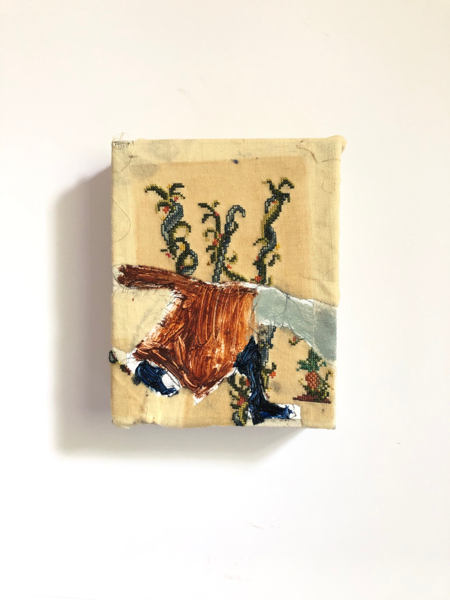 Take off met  borduur